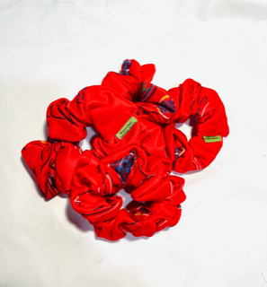 Red Heart Scrunchie
