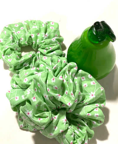 Regular size Beautiful Green Scrunchie