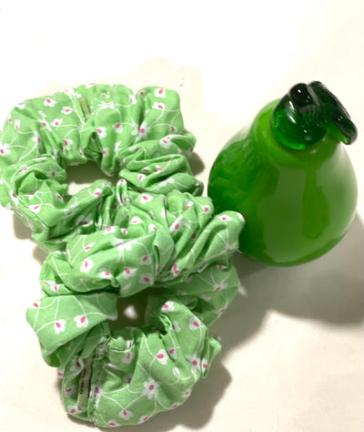 Regular size Beautiful Green Scrunchie