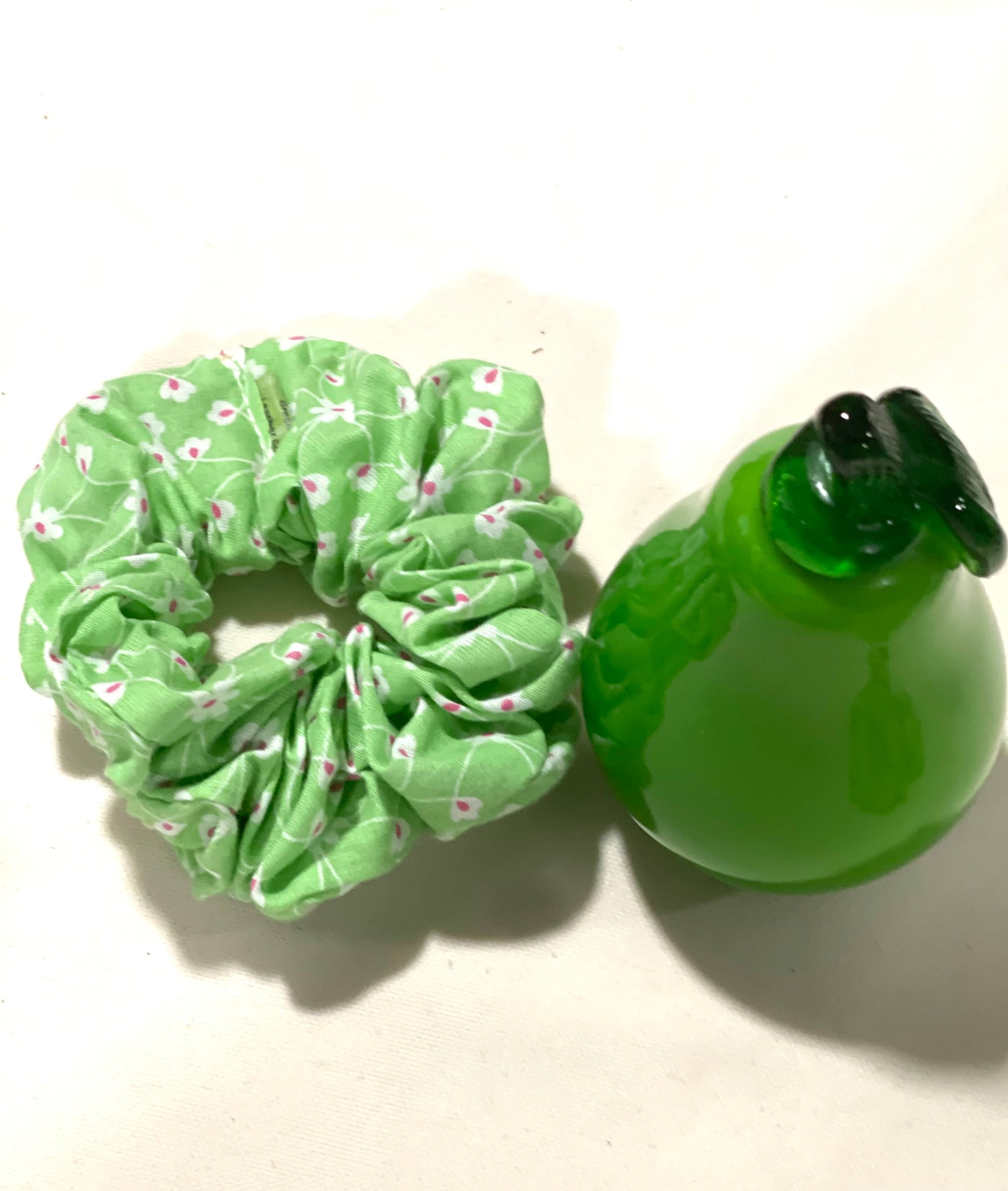 Regular size Beautiful Green Scrunchie